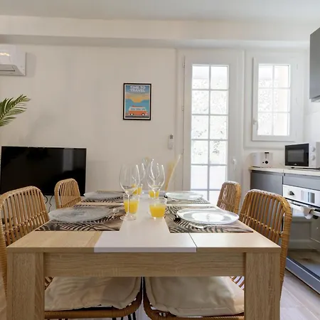 016- T2 Tropisme, 1 Chambre,clim,wifi,parking *