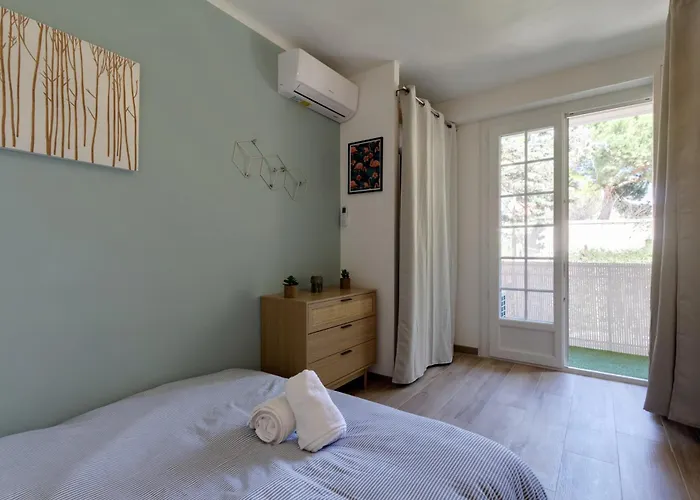Apartmán 016- T2 Tropisme, 1 Chambre,clim,wifi,parking