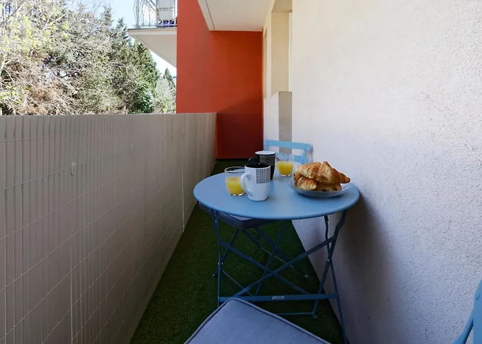 016- T2 Tropisme, 1 Chambre,clim,wifi,parking Montpellier