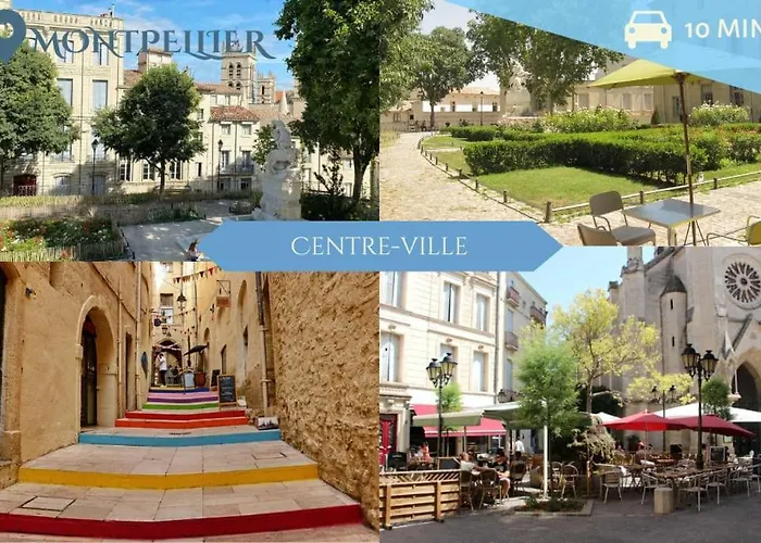 016- T2 Tropisme, 1 Chambre,clim,wifi,parking Montpellier