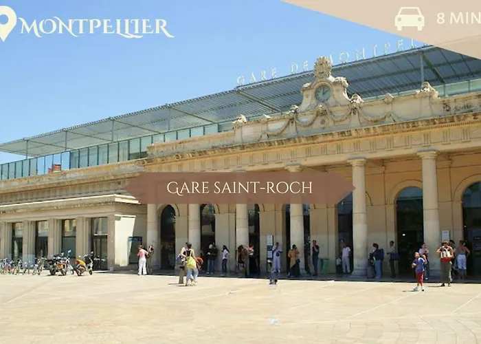 016- T2 Tropisme, 1 Chambre,clim,wifi,parking * Montpellier